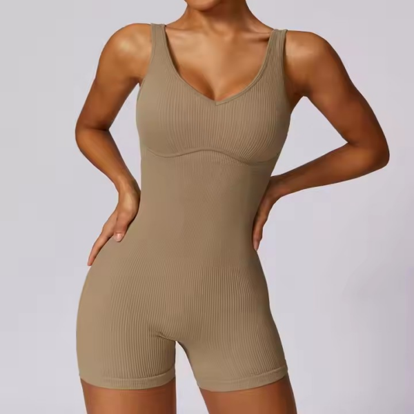 Seamless Short Barre & Yoga Jumpsuit for Women