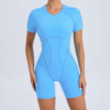 Short-Sleeve Yoga & Barre Bodysuit for Women