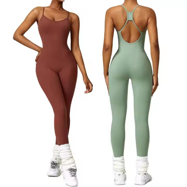 Seamless Full-Length Yoga & Barre Jumpsuit for Women