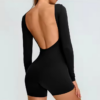 Long-Sleeve Backless Jumpsuit for Women