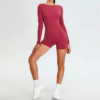 Long-Sleeve Backless Jumpsuit for Women