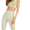 Contrast Detail Seamless Yoga & Barre Set for Women