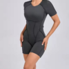 Short-Sleeve Yoga & Barre Bodysuit for Women
