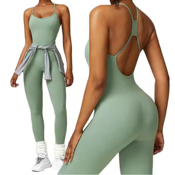 Seamless Full-Length Yoga & Barre Jumpsuit for Women