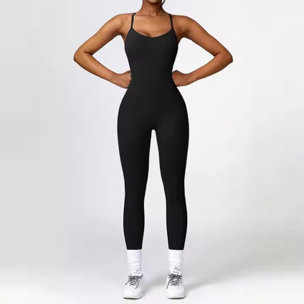 Seamless Full-Length Yoga & Barre Jumpsuit for Women