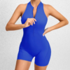 Zipper Front Sleeveless Yoga & Barre Jumpsuit for Women