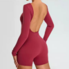 Long-Sleeve Backless Jumpsuit for Women
