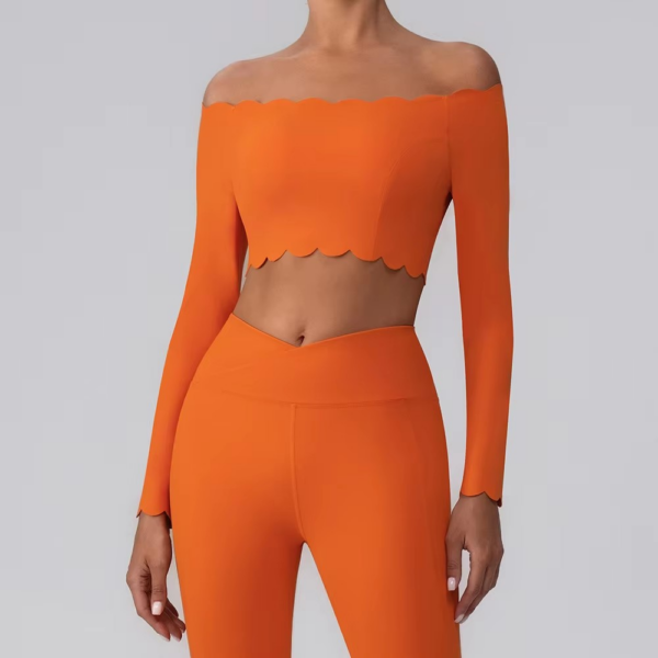 Lace-Detail One-Shoulder Yoga & Barre Set for Women