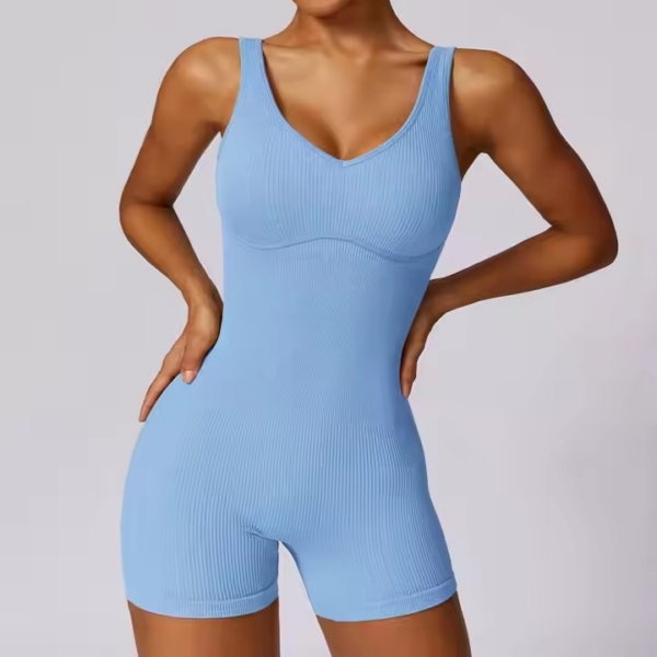 Seamless Short Barre & Yoga Jumpsuit for Women