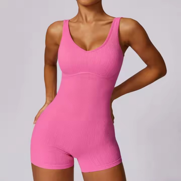 Seamless Short Barre & Yoga Jumpsuit for Women