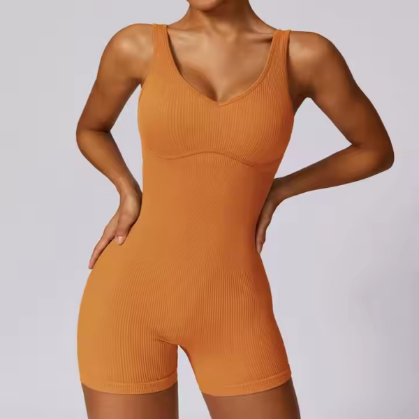 Seamless Short Barre & Yoga Jumpsuit for Women