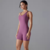 Short Yoga & Barre Bodysuit for Women