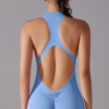 sr01d7wz.png Ribbed Zip-Front Sleeveless Yoga & Barre Jumpsuit for Women