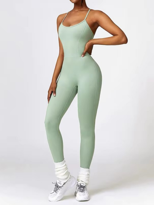 Seamless Full-Length Yoga & Barre Jumpsuit for Women