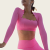 Lace Detail Yoga & Barre Set for Women