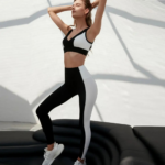 Contrast Detail Seamless Yoga & Barre Set for Women